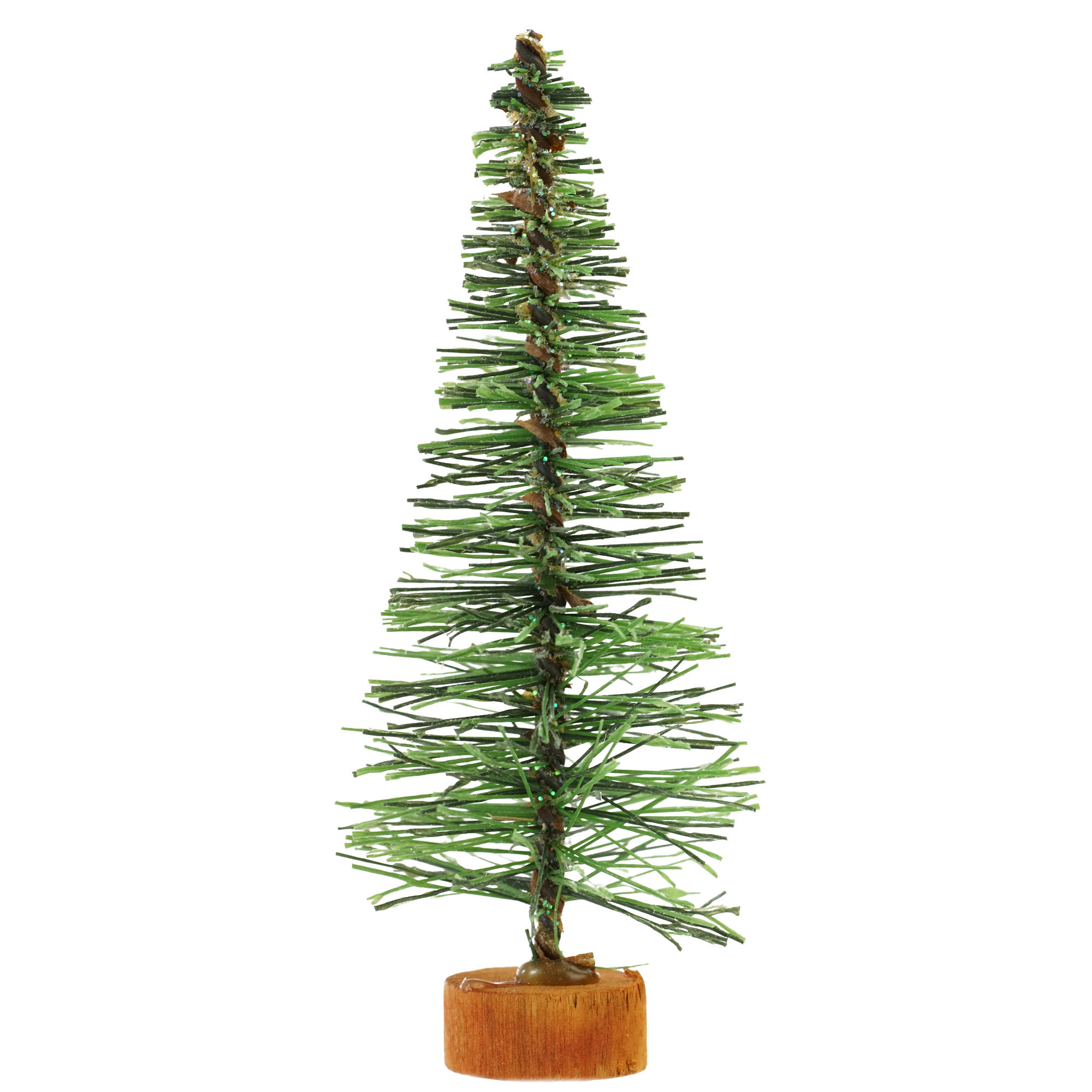 Vickerman 5" Green Bottle Brush Artificial Mini Pine Christmas Tree